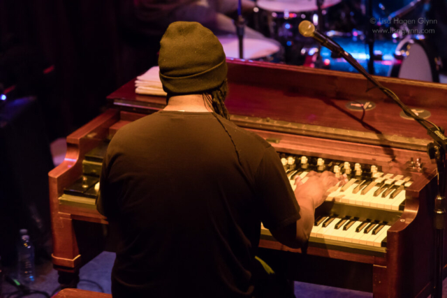 Delvon Lamarr's fingers fly as he plays the organ