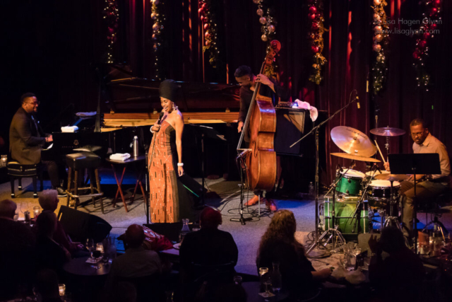 Jazzmeia Horn band at Jazz Alley