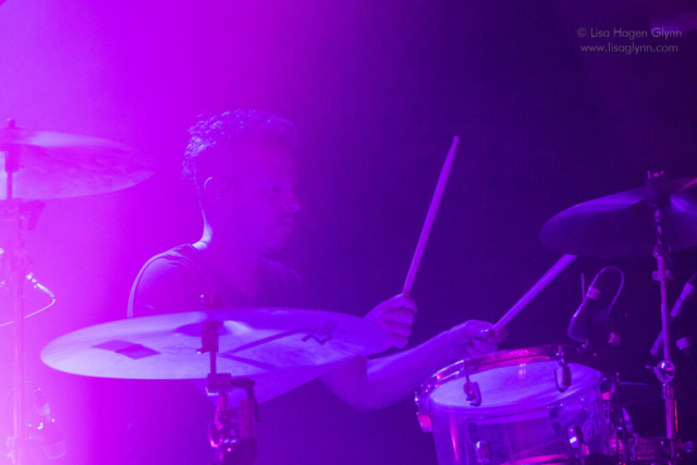 Jeff Franca plays drums