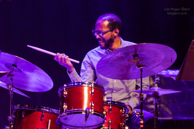 Brian Blade on drums.