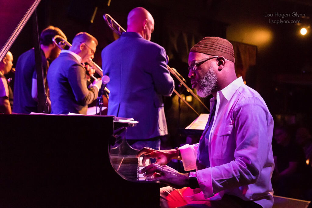Orrin Evans on piano.