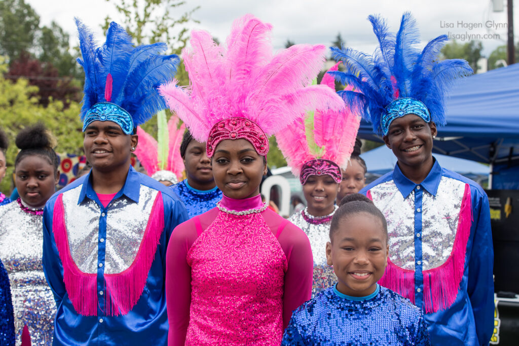 Electronettes Histeppers Drill Team.