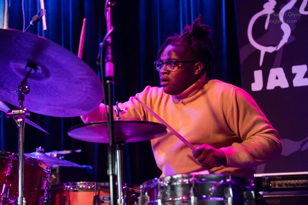 Domo Branch on drums