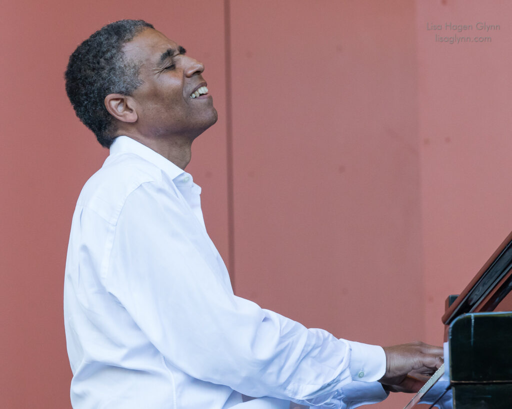 Marc Seales plays piano