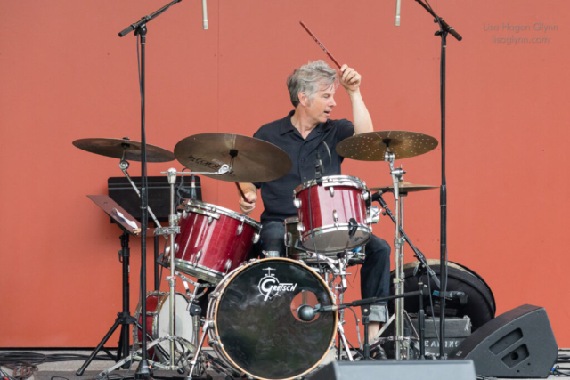 Mark Pickerel on drums