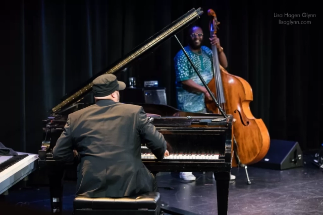 Zaccai Curtis (piano) and Ivan Taylor (bass)