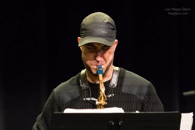 Steve Lehman on alto saxophone