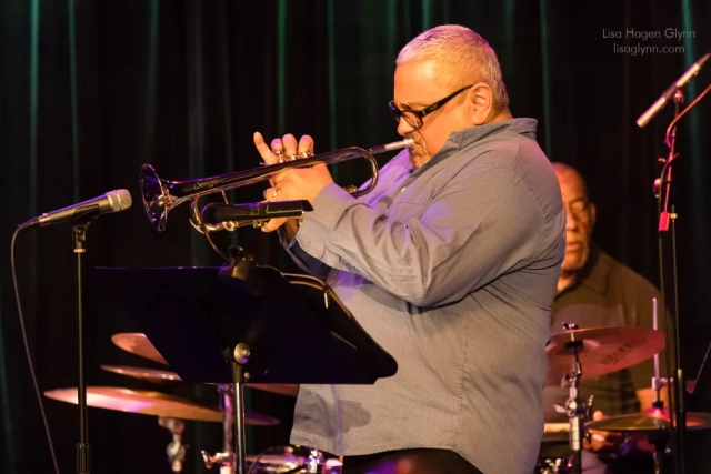 Ray Vega on trumpet