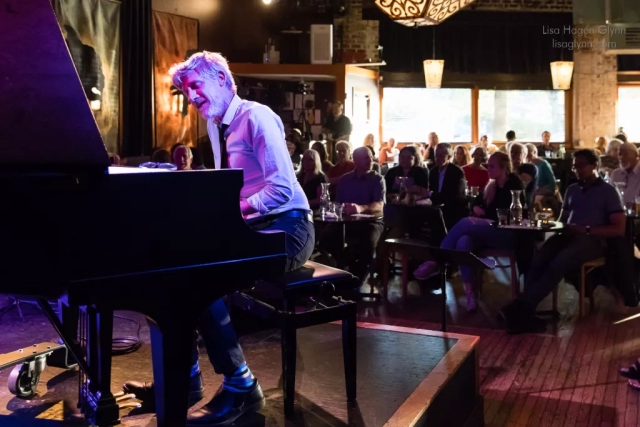 Tim Kennedy on piano at the Royal Room