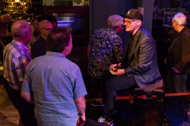 Thomas Marriott signs CDs