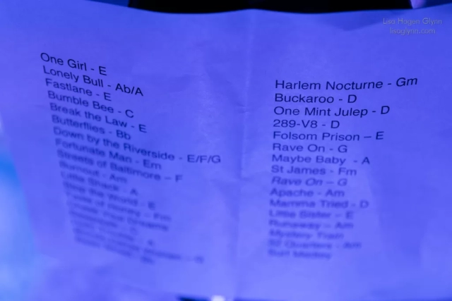Set list 1