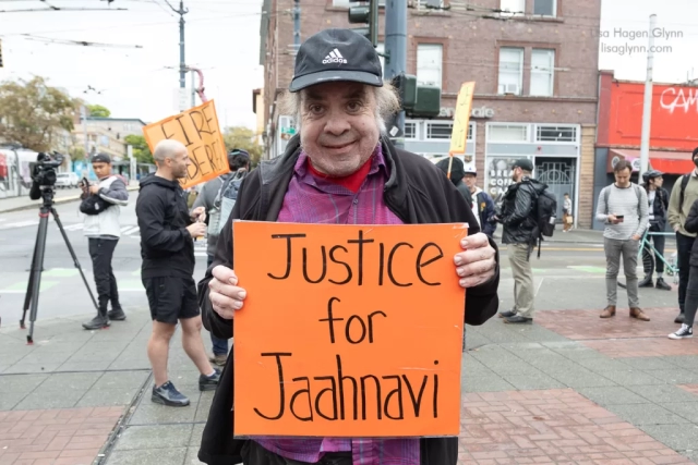 Justice for Jaahnavi rally