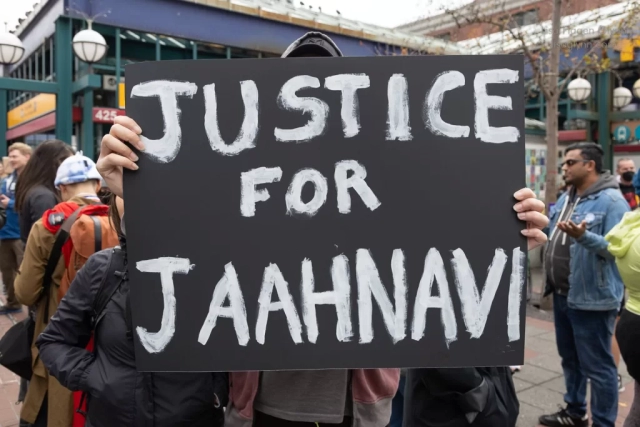 Justice for Jaahnavi rally