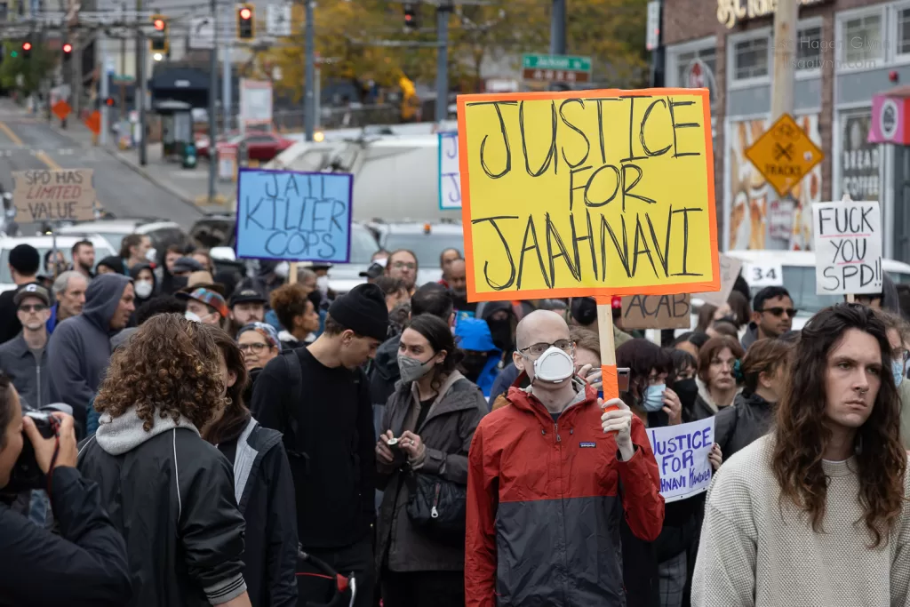 Justice for Jaahnavi march