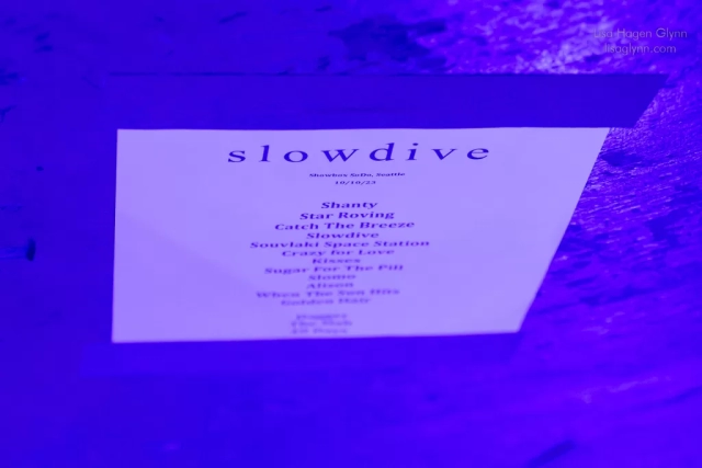 Slowdive set list