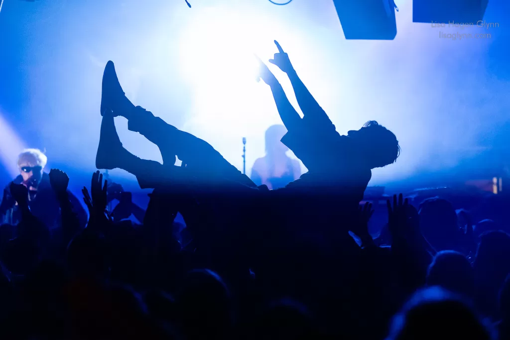 Crowdsurfer at the Sextile set of Freakout Festival 2023