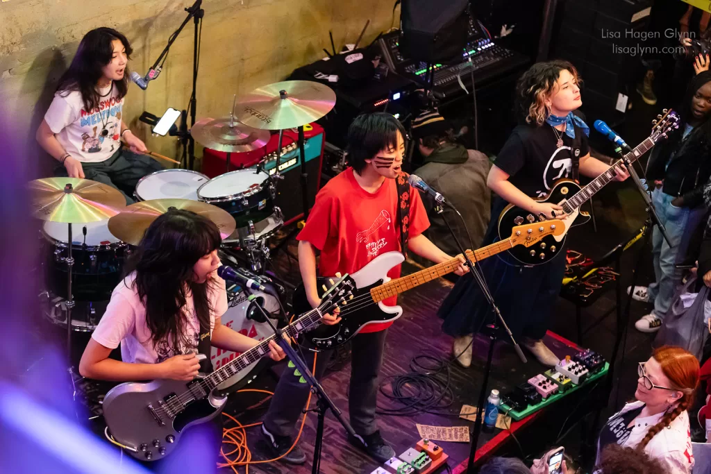 The Linda Lindas at Easy Street Records