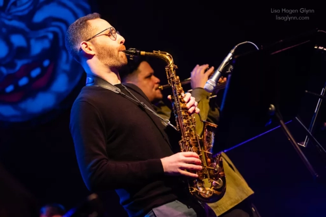 Owen Broder on alto saxophone
