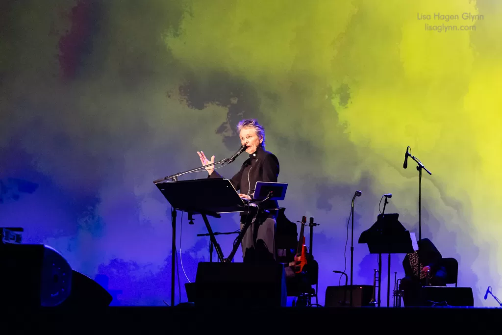 Laurie Anderson (photo: Lisa Hagen Glynn).
