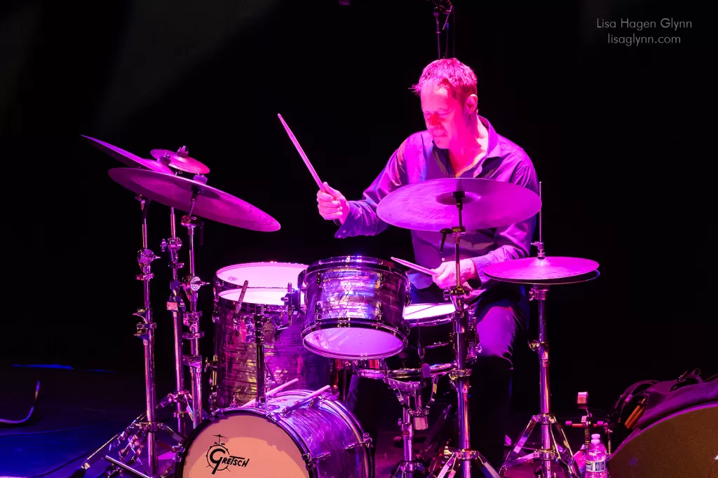 Bill Stewart on drums (photo: Lisa Hagen Glynn).