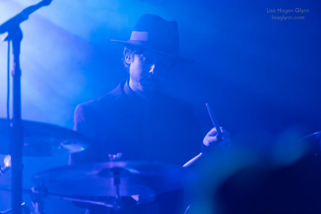 Jim Wallis on drums (photo: Lisa Hagen Glynn).