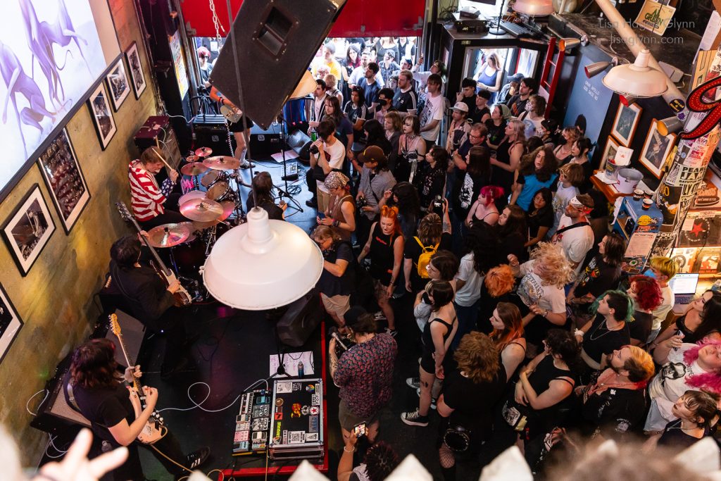 Beautiful Freaks at Easy Street Records (photo: Lisa Hagen Glynn).