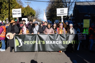 Seattle People's March (photo: Lisa Hagen Glynn).
