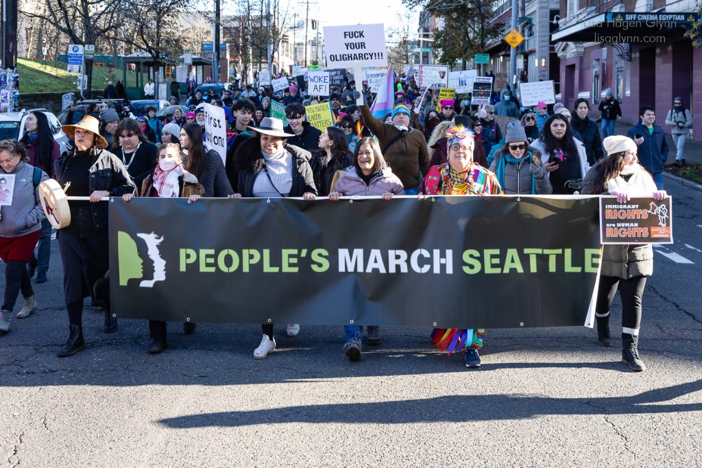 Seattle People's March (photo: Lisa Hagen Glynn).
