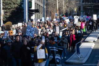 Seattle People's March (photo: Lisa Hagen Glynn).