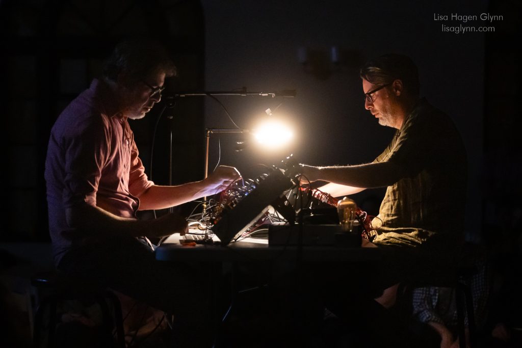 Jan Jelinek & Andrew Pekler (photo: Lisa Hagen Glynn)
