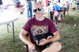 Wiener Dog & Small Dog Races at Emerald Downs 2026 (photo: Lisa Hagen Glynn)